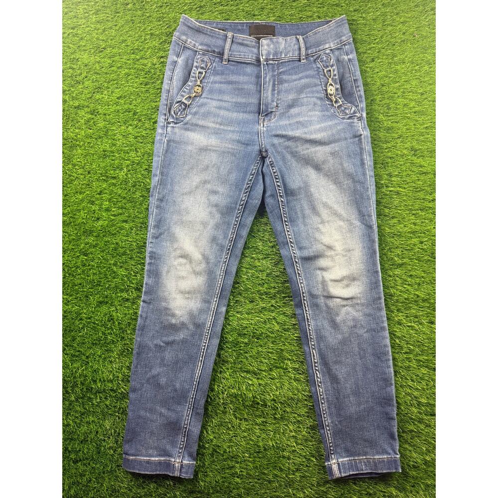 WHBM White House Black Market Size 6 High Rise Slim Ankle Jeans Blue